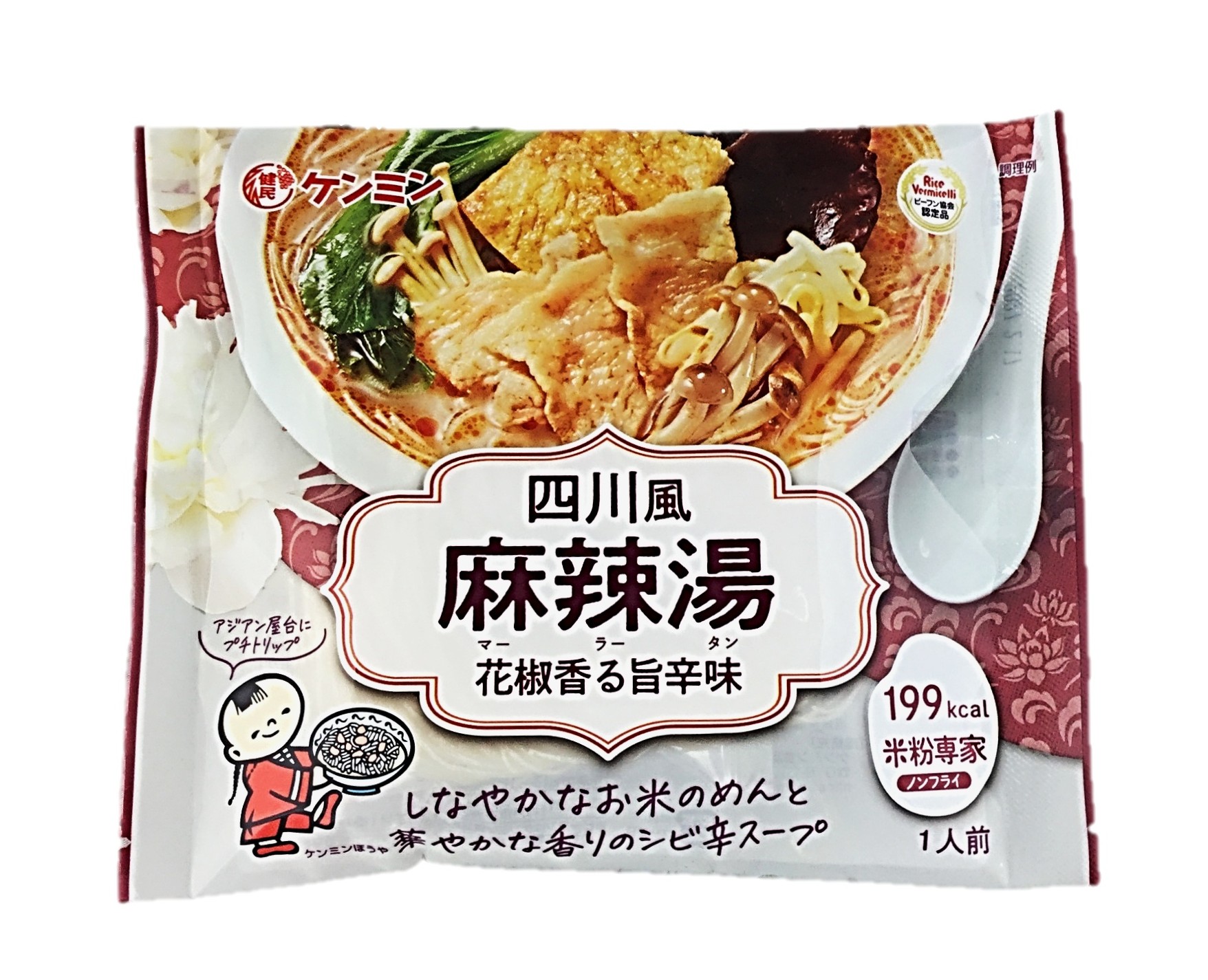 米粉専家 四川風麻辣湯76g ケンミン食