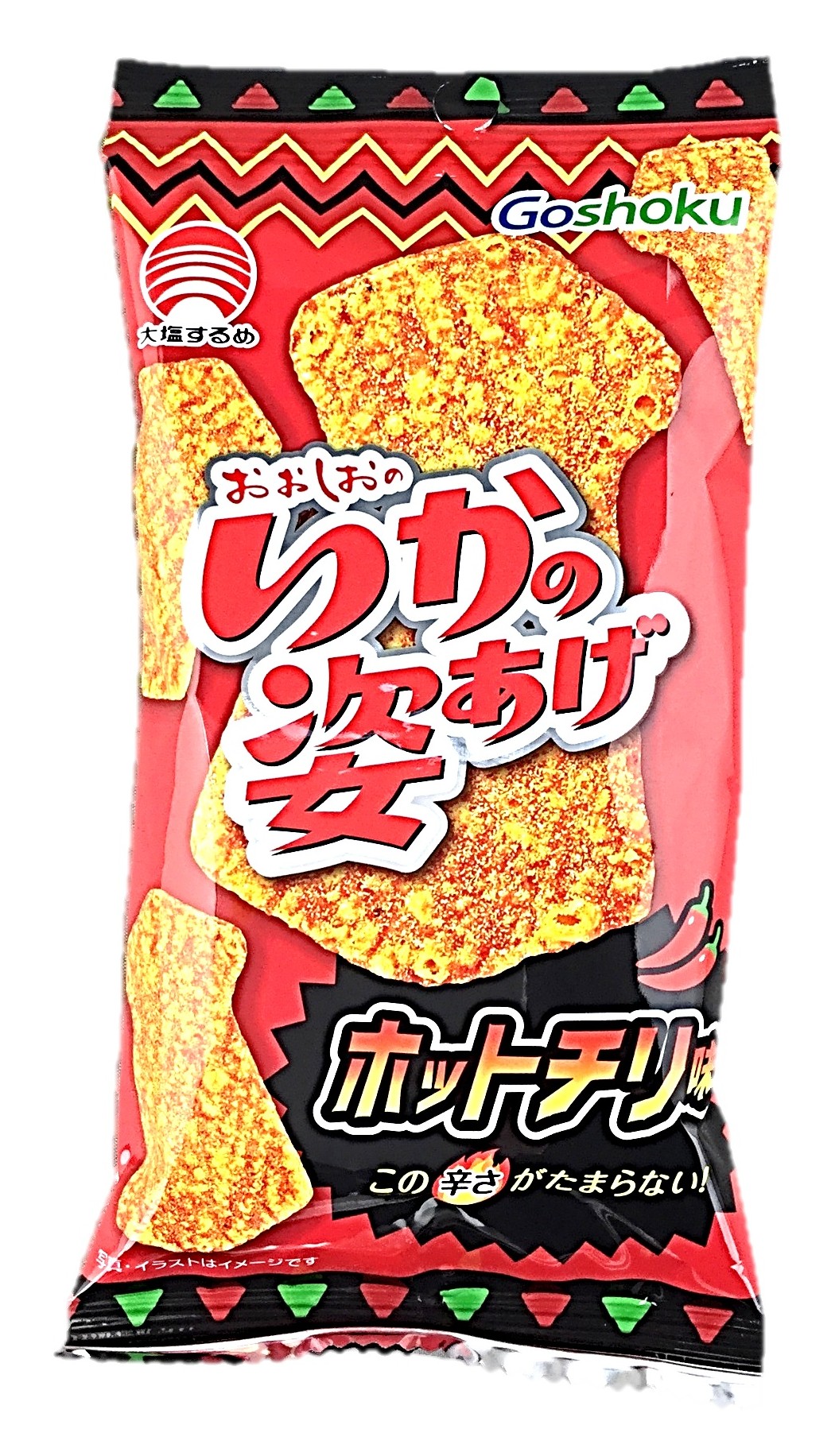 いかの姿あげ ホットチリ味4枚 合食