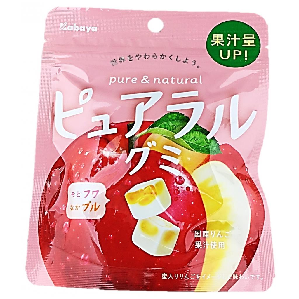 ピュアラルグミりんご58g カバヤ食品