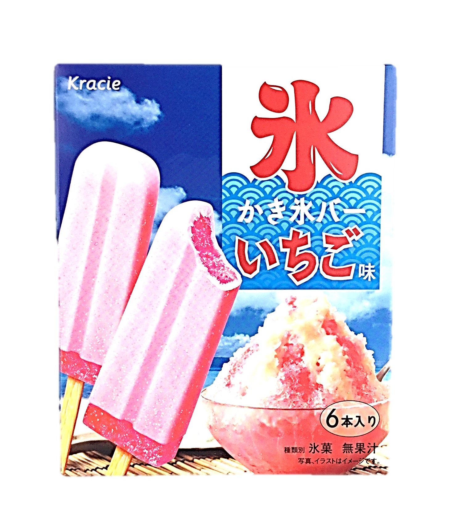 かき氷バーいちご65mlx6 クラシエ