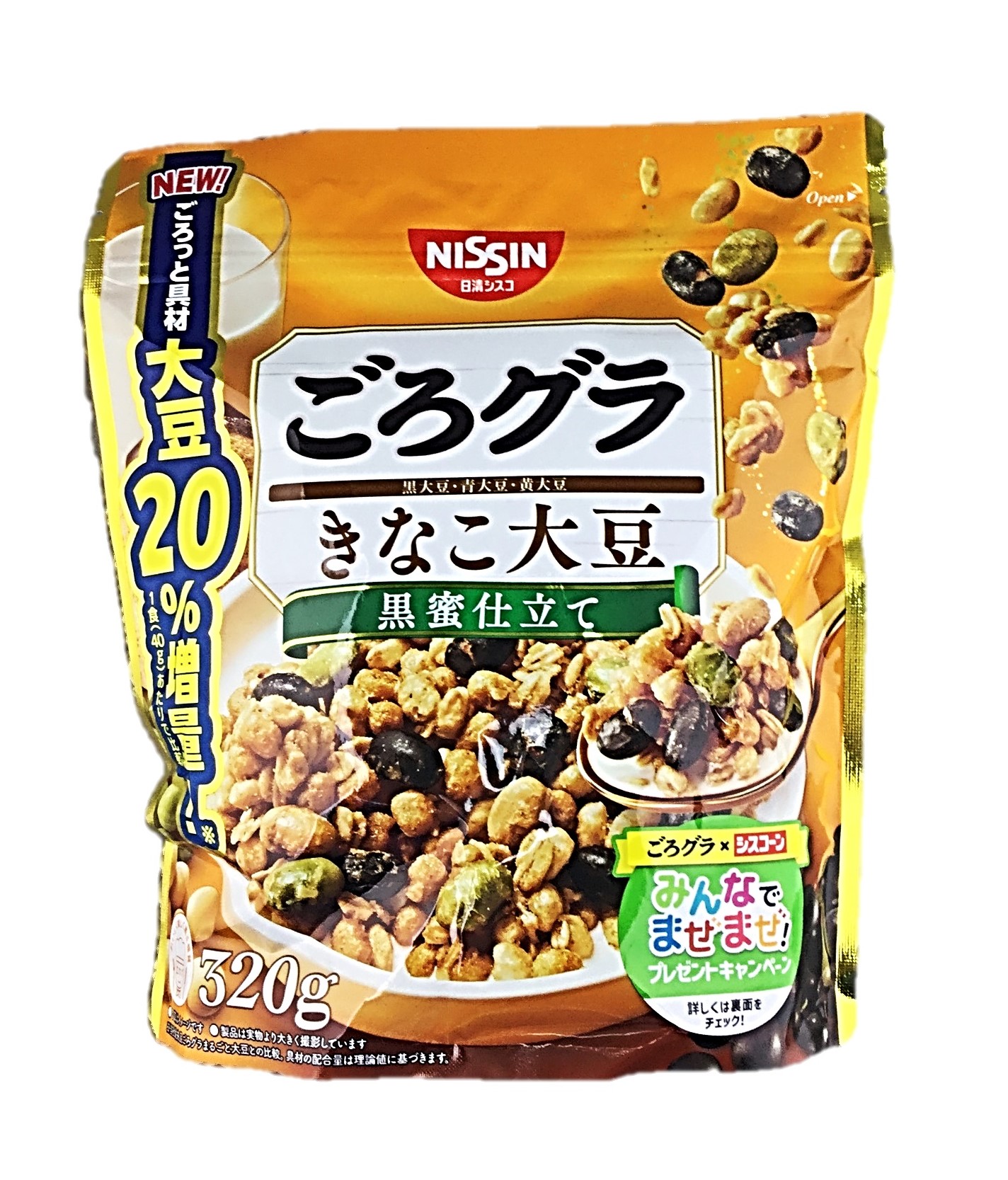 ごろグラ きなこ大豆320g 日清シスコ