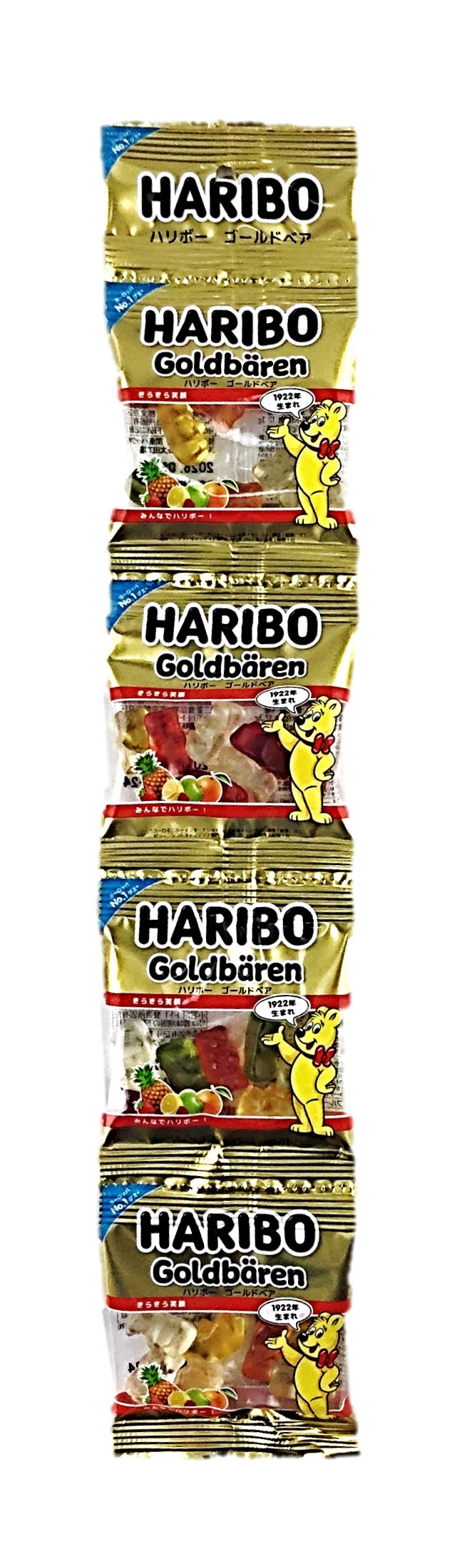 ゴールドベア4連グミ64g ハリボー