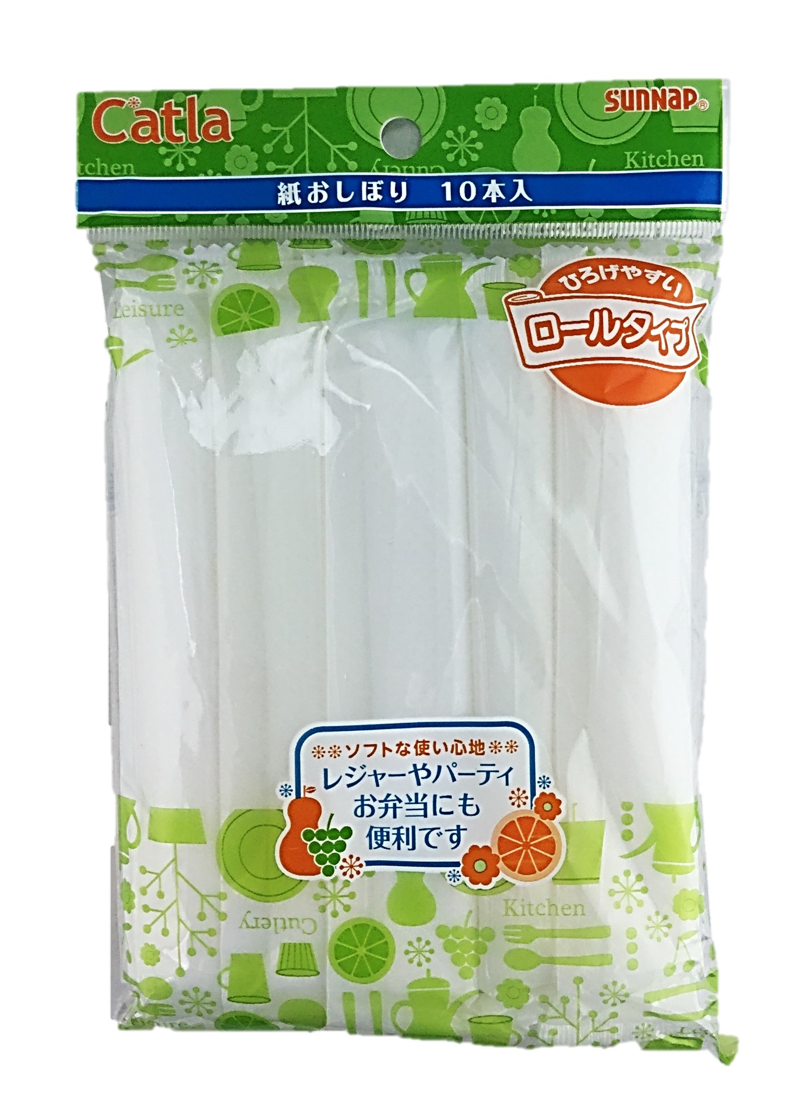 紙おしぼり10本 サンナップ