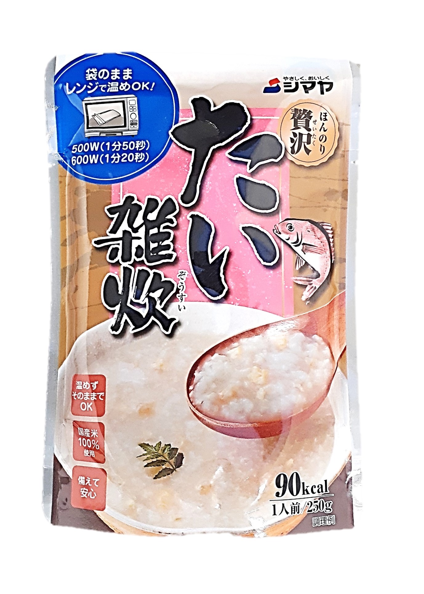 ほんのり贅沢 たい雑炊250g シマヤ