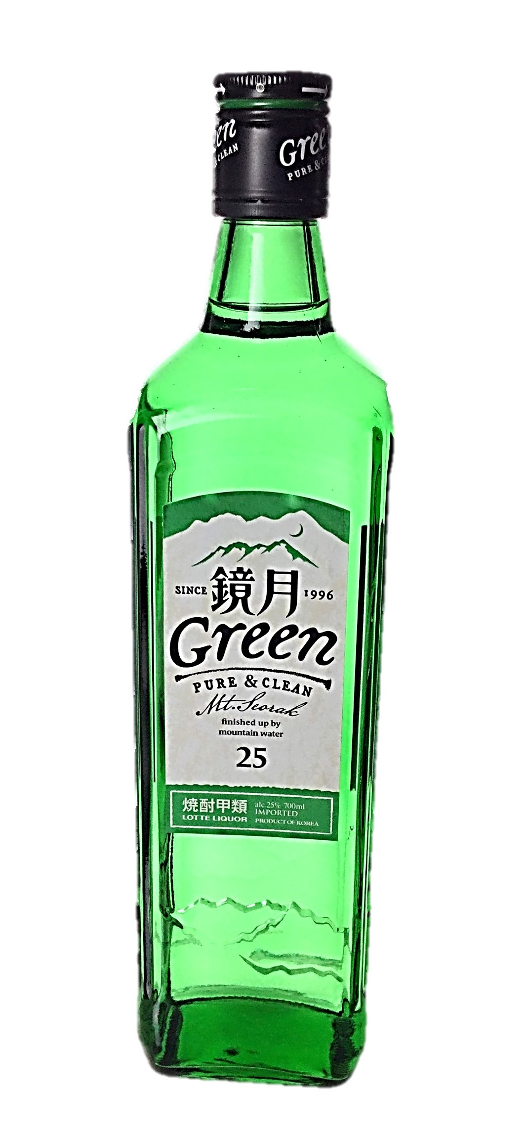 鏡月グリーン 韓国焼酎25度 700ml