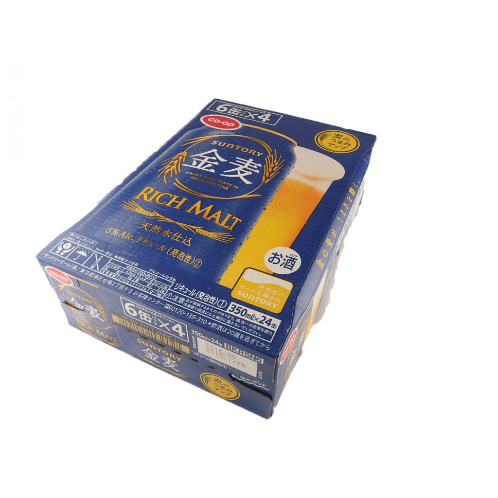 金麦350ml×6×4 コープ&サントリ