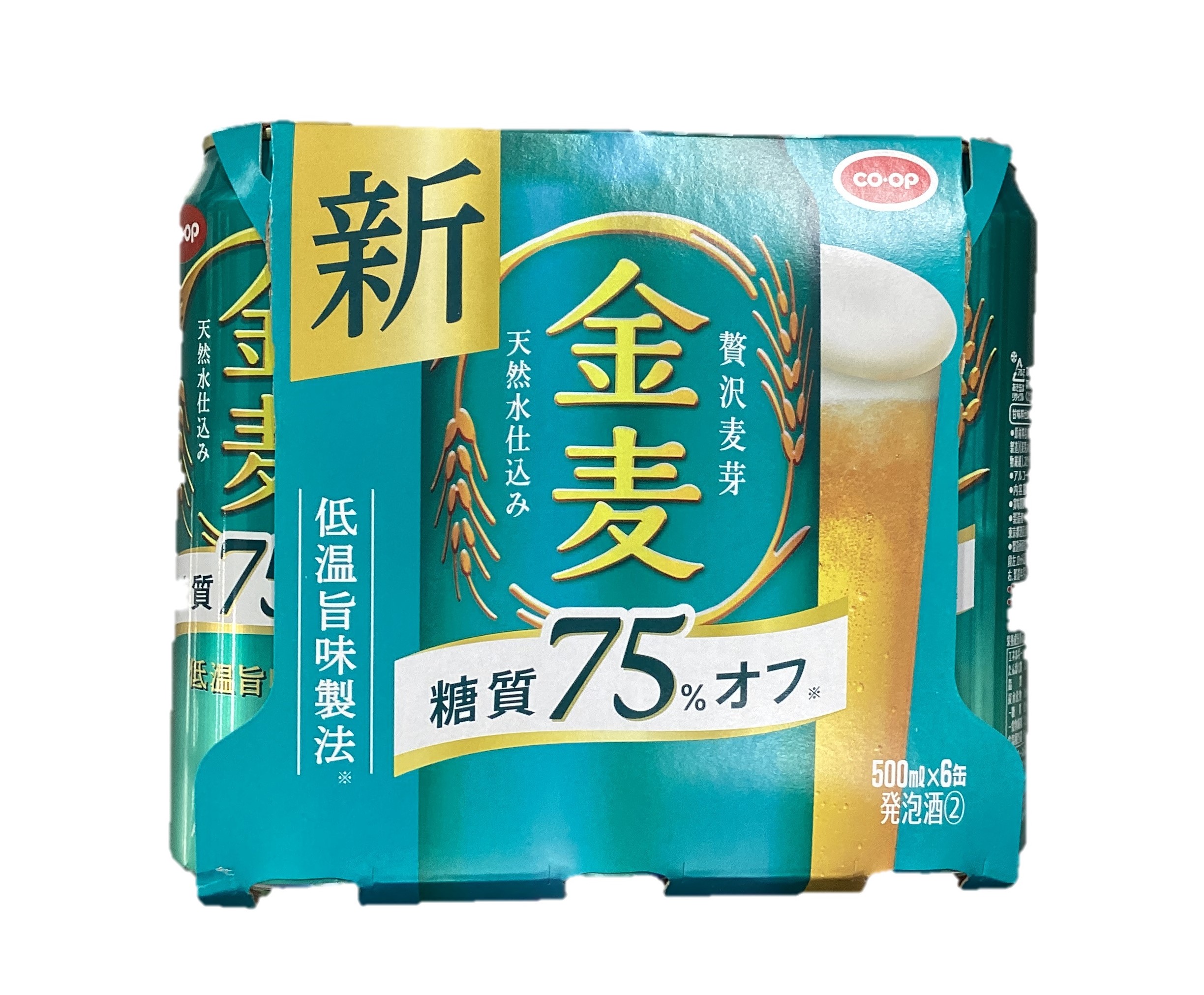 金麦<糖質75%オフ>500ml×6 コ