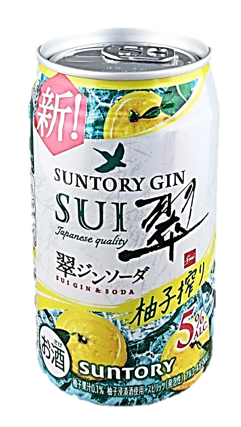 翠ジンソーダ〈柚子搾り〉350ml サン