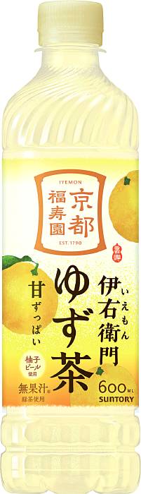 伊右衛門ゆず茶600ml サントリー