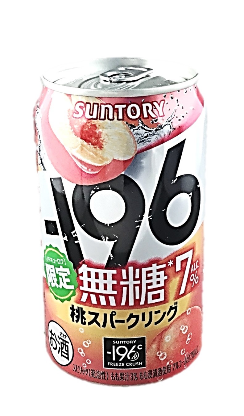 -196無糖桃スパークリング350ml