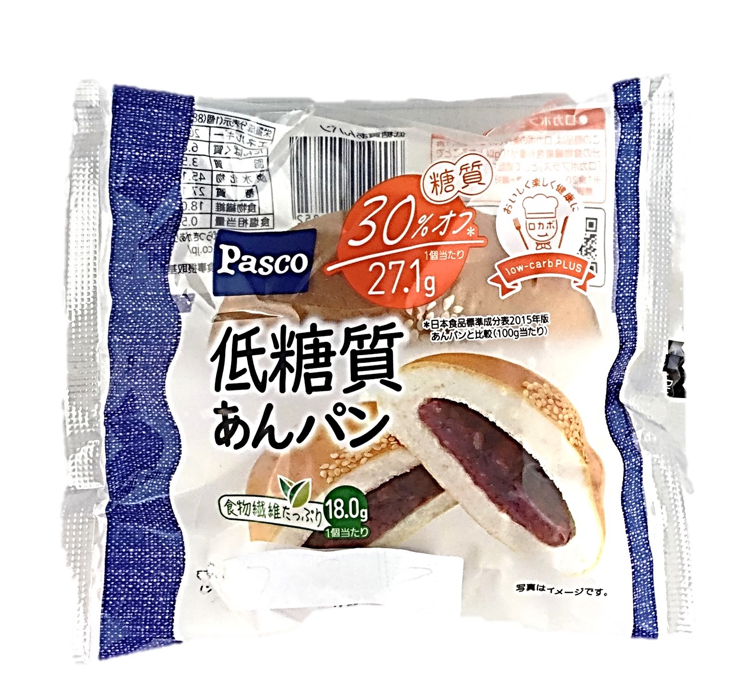 低糖質あんパン1個 パスコ