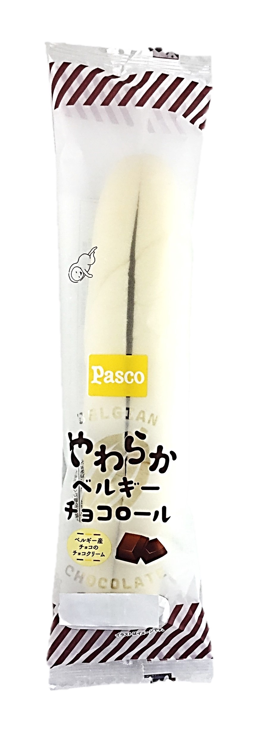 やわらかベルギーチョコロール1個 パスコ