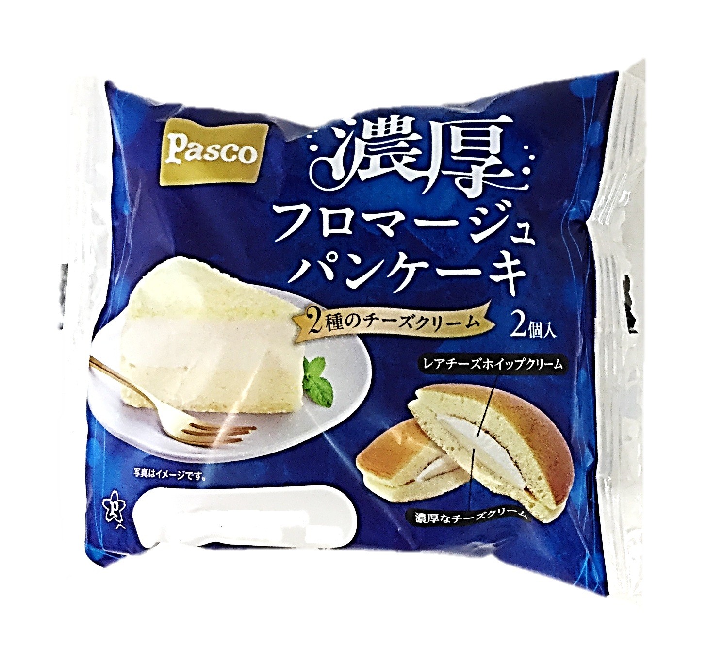 濃厚フロマージュパンケーキ2個 パスコ