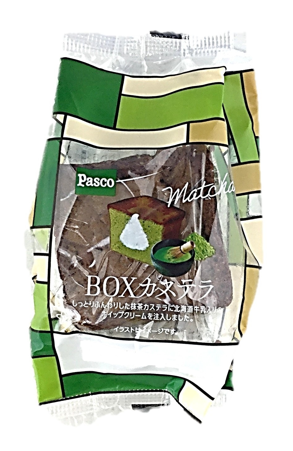 BOXカステラ Matcha1個 パスコ