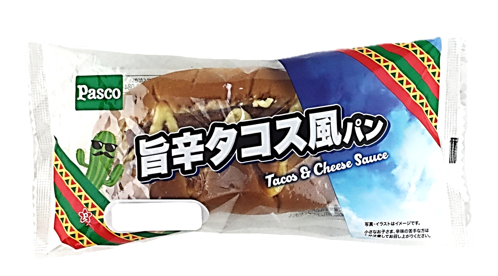 旨辛タコス風パン1個 パスコ
