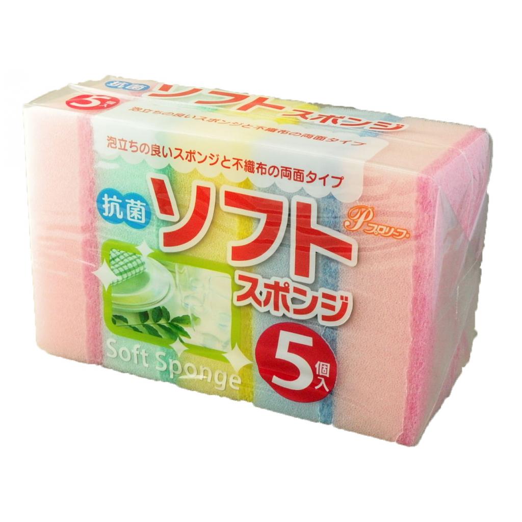 抗菌ソフトスポンジ5個 全家協