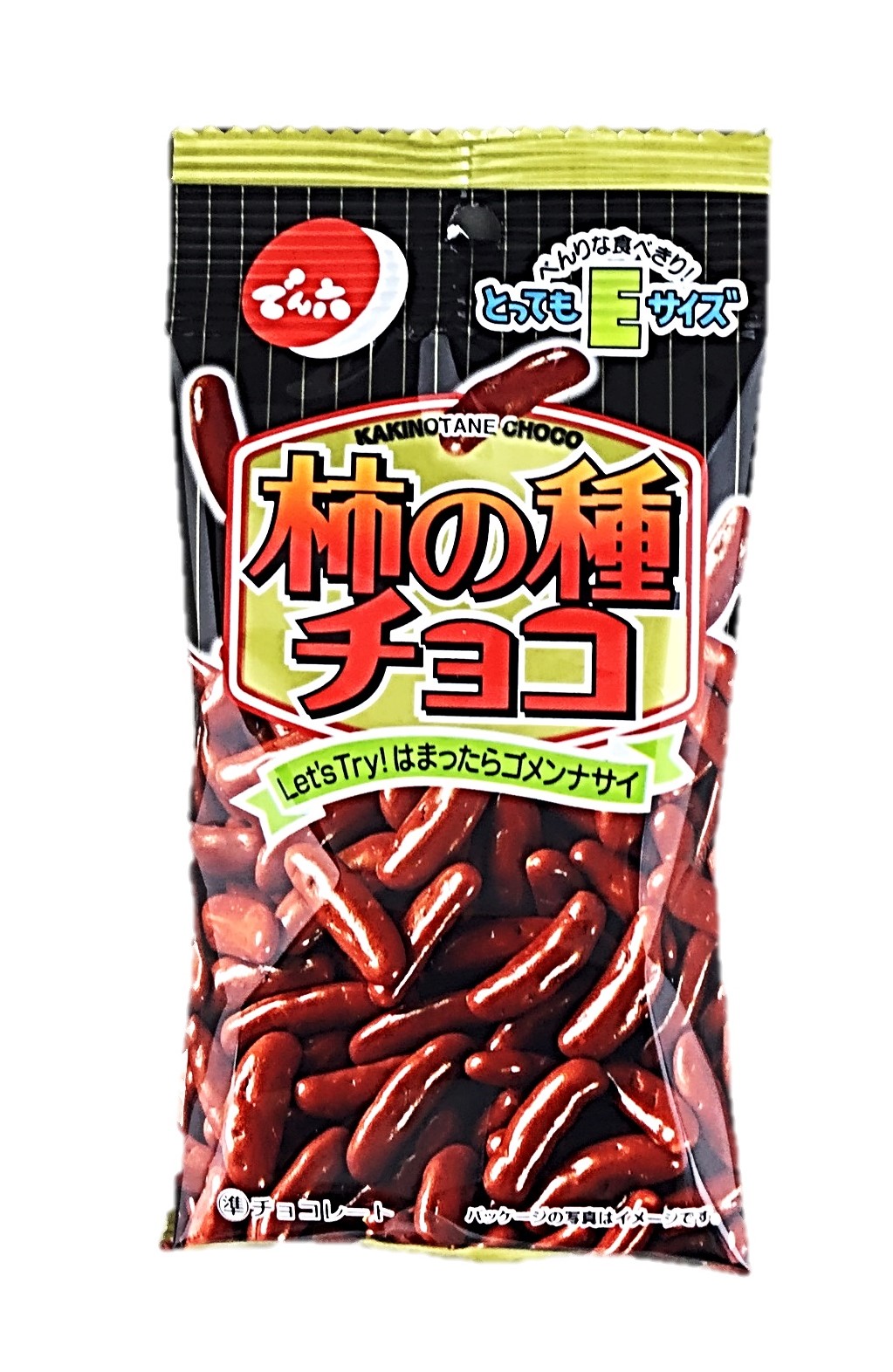 Eサイズ柿の種チョコ34g でん六