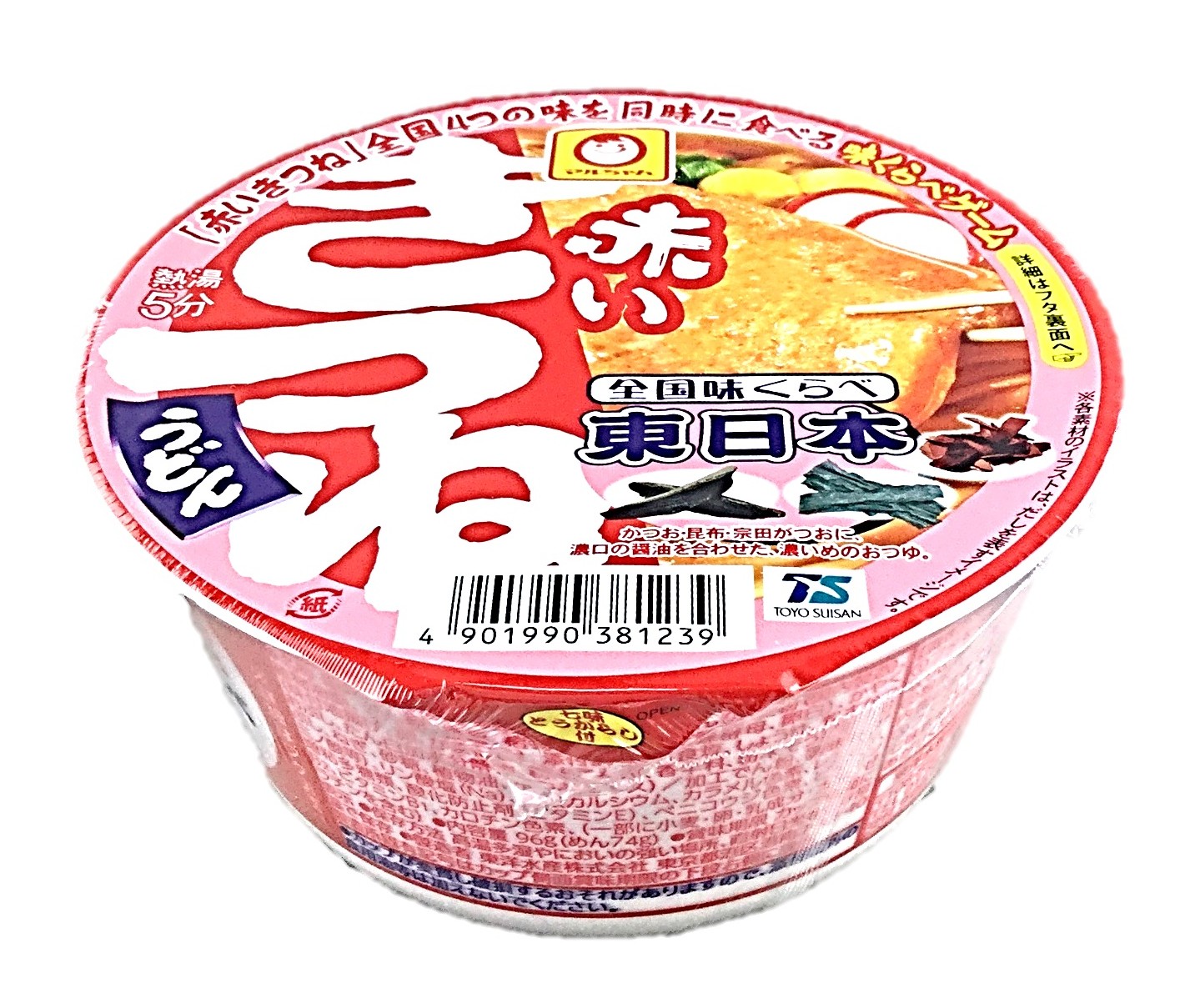 全国味くらべ 赤いきつねうどん 東96g
