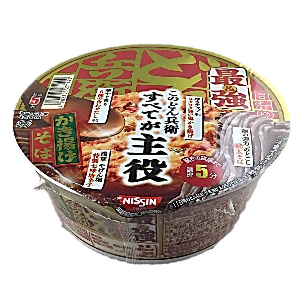 日清の最強どん兵衛 かき揚げそば101g