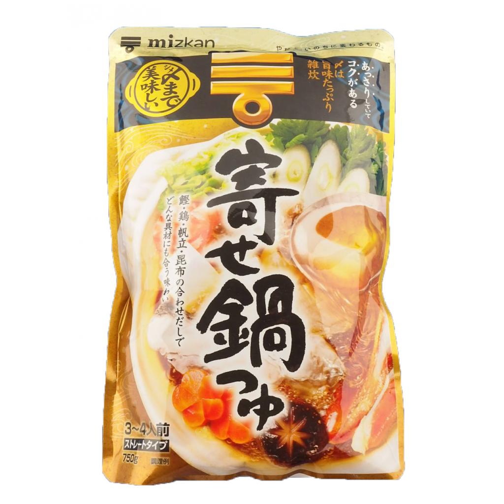 〆まで美味しい寄せ鍋つゆ750g ミツカ