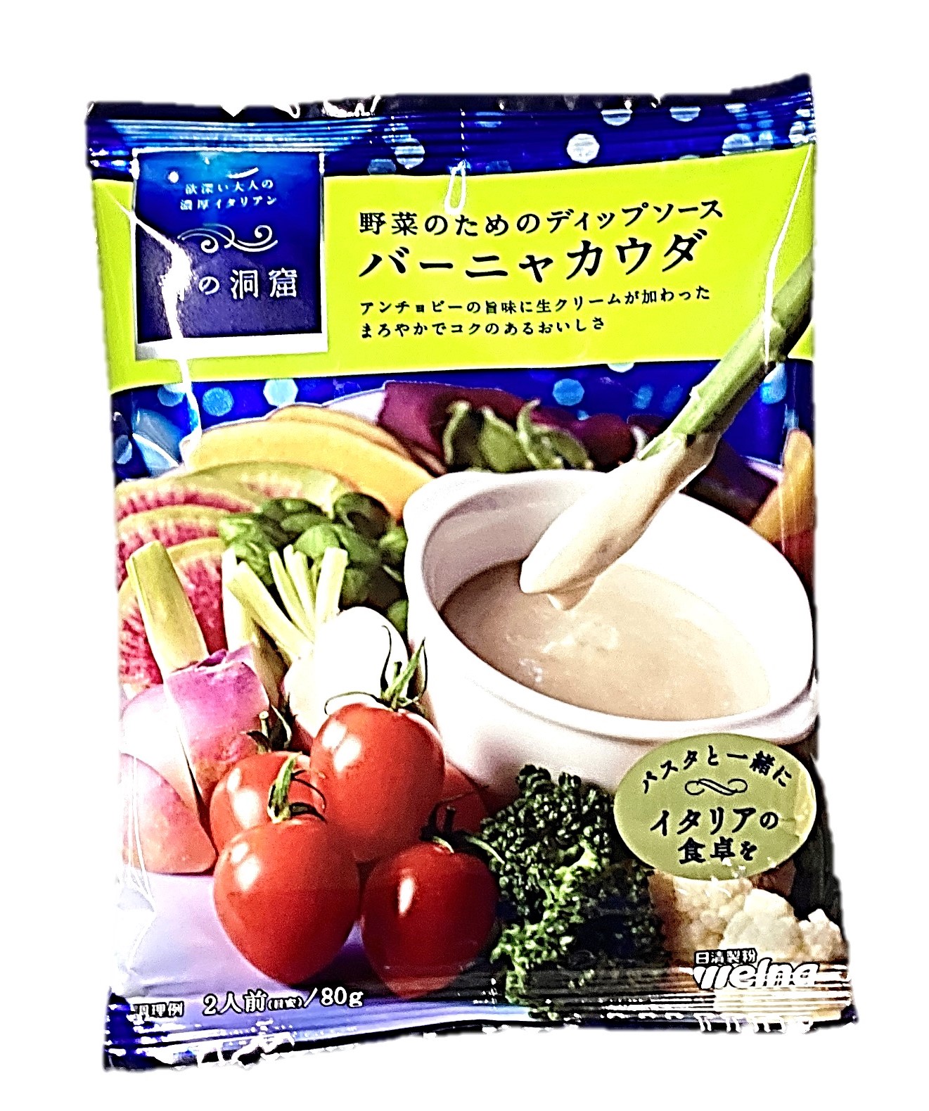 青の洞窟 バーニャカウダ80g 日清製粉