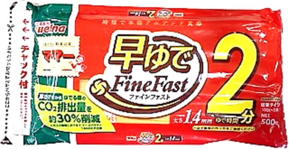 ママー早ゆでスパ1.4mm結束500g