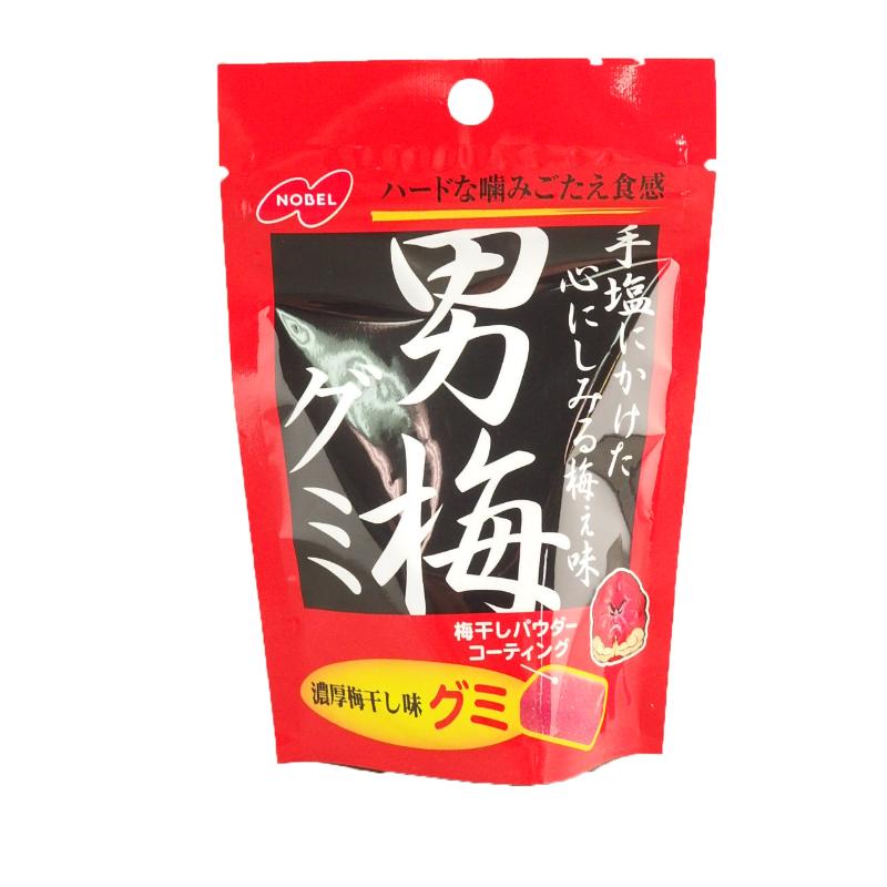 男梅グミ38g ノーベル製菓