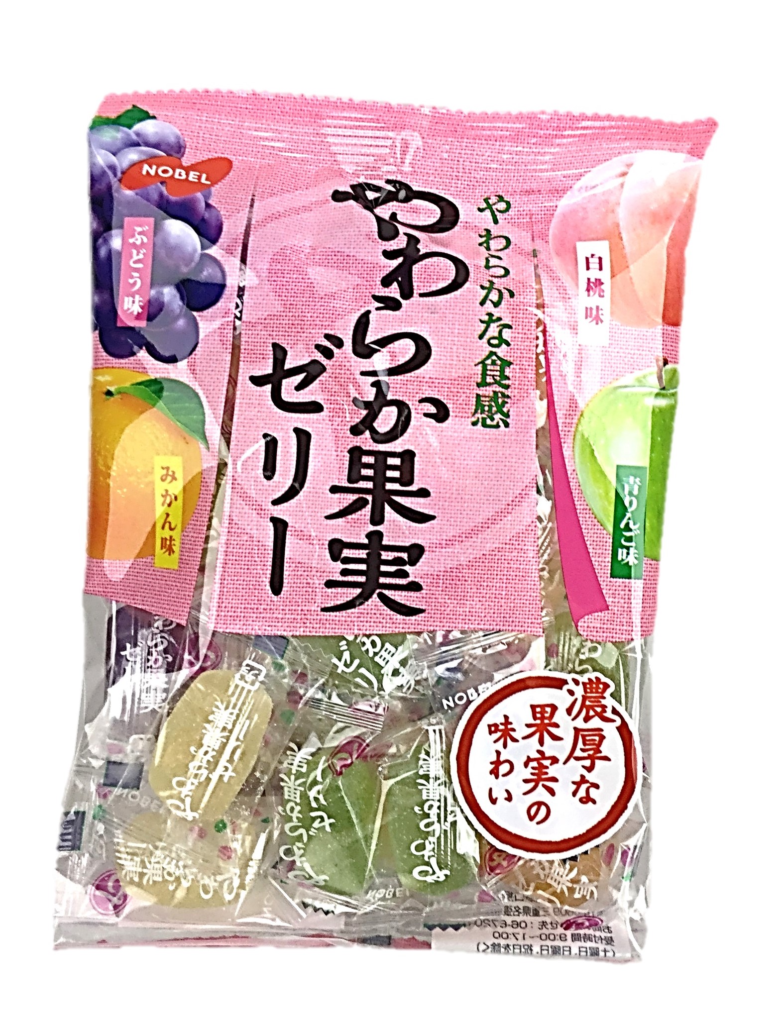 やわら果実ゼリー230g ノーベル製菓