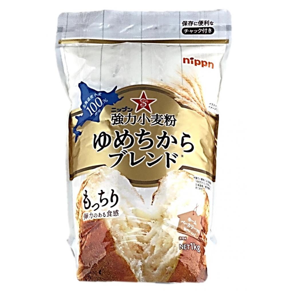 強力小麦粉ゆめちからブレンド1kg ニッ