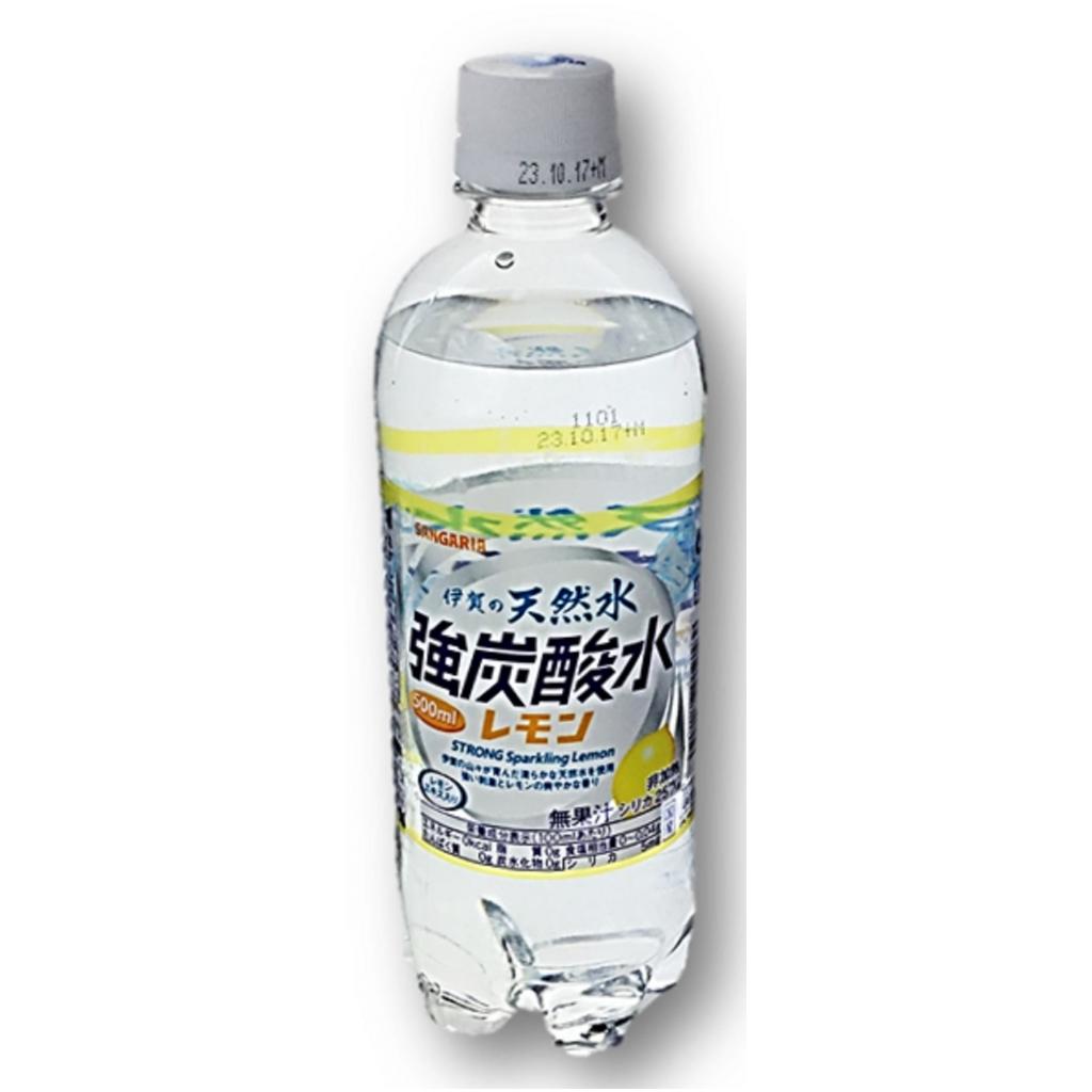 伊賀の天然水強炭酸水レモン500ml サ