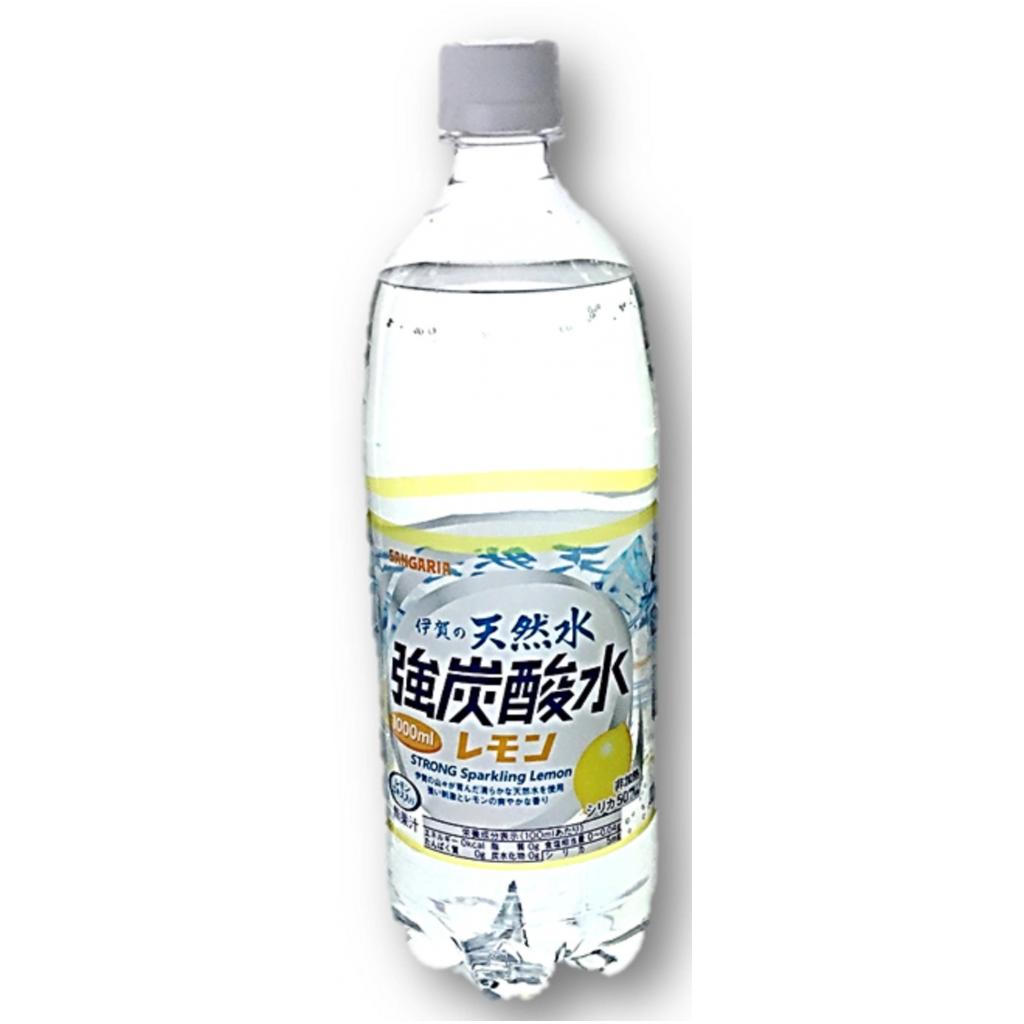 伊賀の天然水強炭酸水レモン1000ml