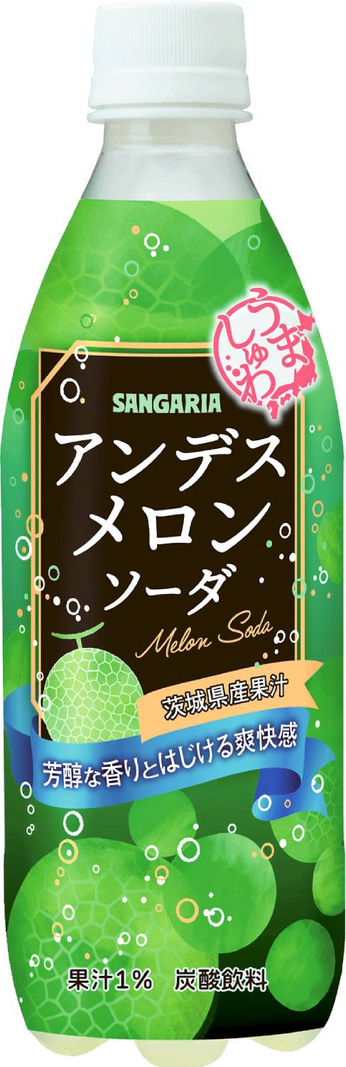 うましゅわアンデスメロンソーダ500ml