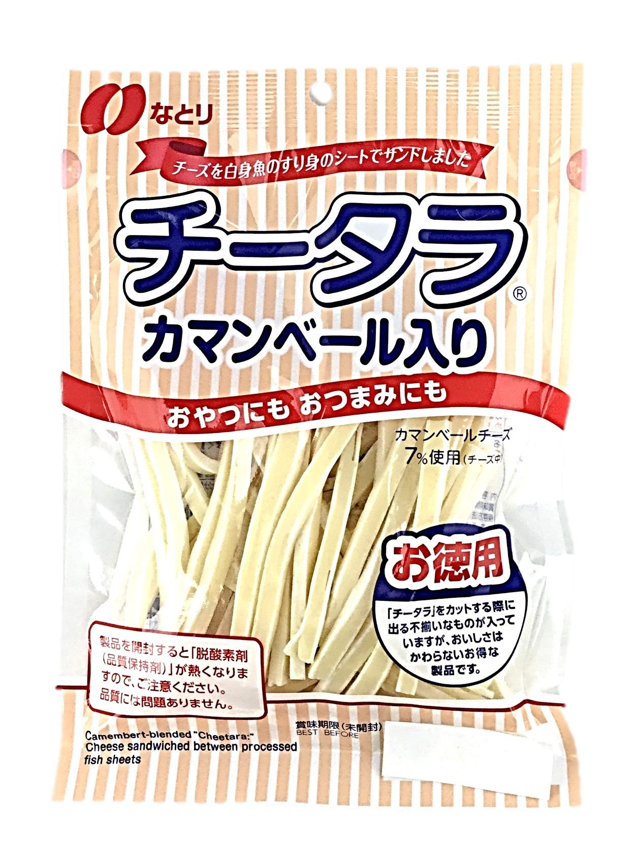 チータラカマンベール入徳用125g なと