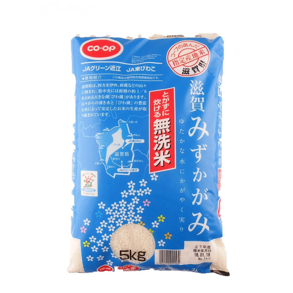 無洗米滋賀みずかがみ5kg コープ