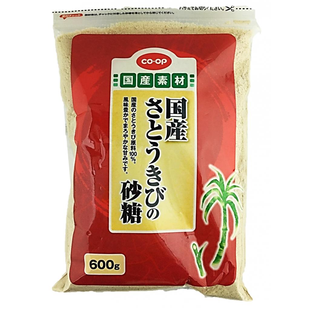 国産さとうきびの砂糖600g コープ≪国