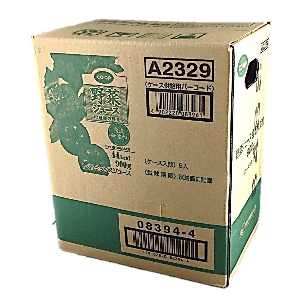 野菜ジュース食塩無添加ケース900g×6