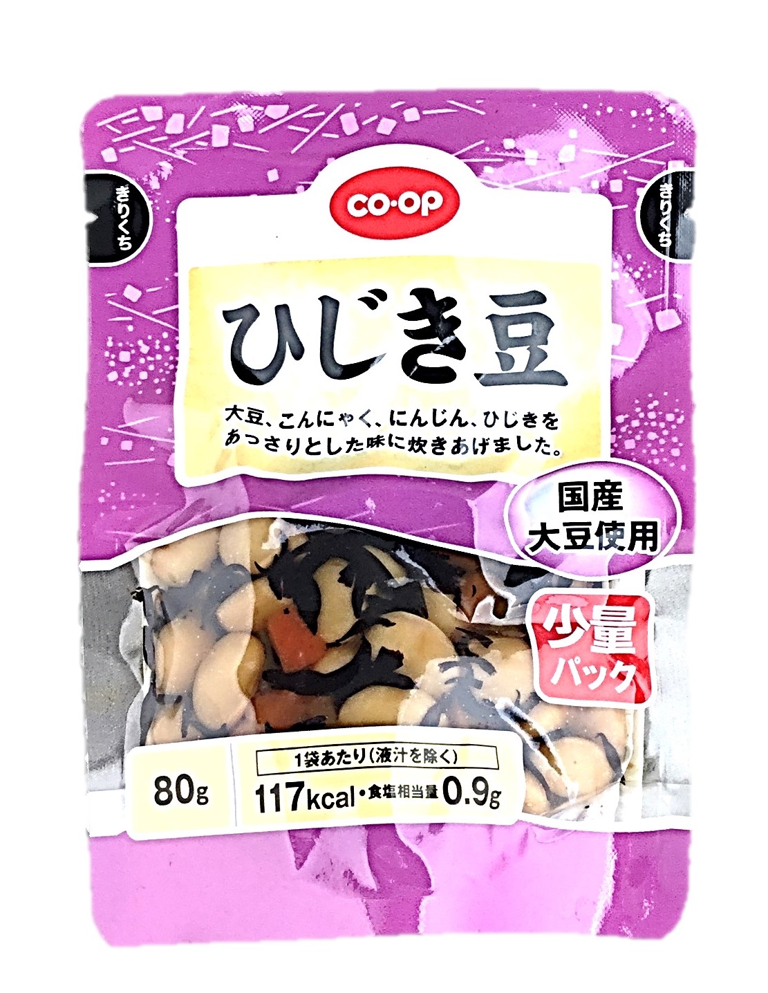 ひじき豆 少量パック80g コープ
