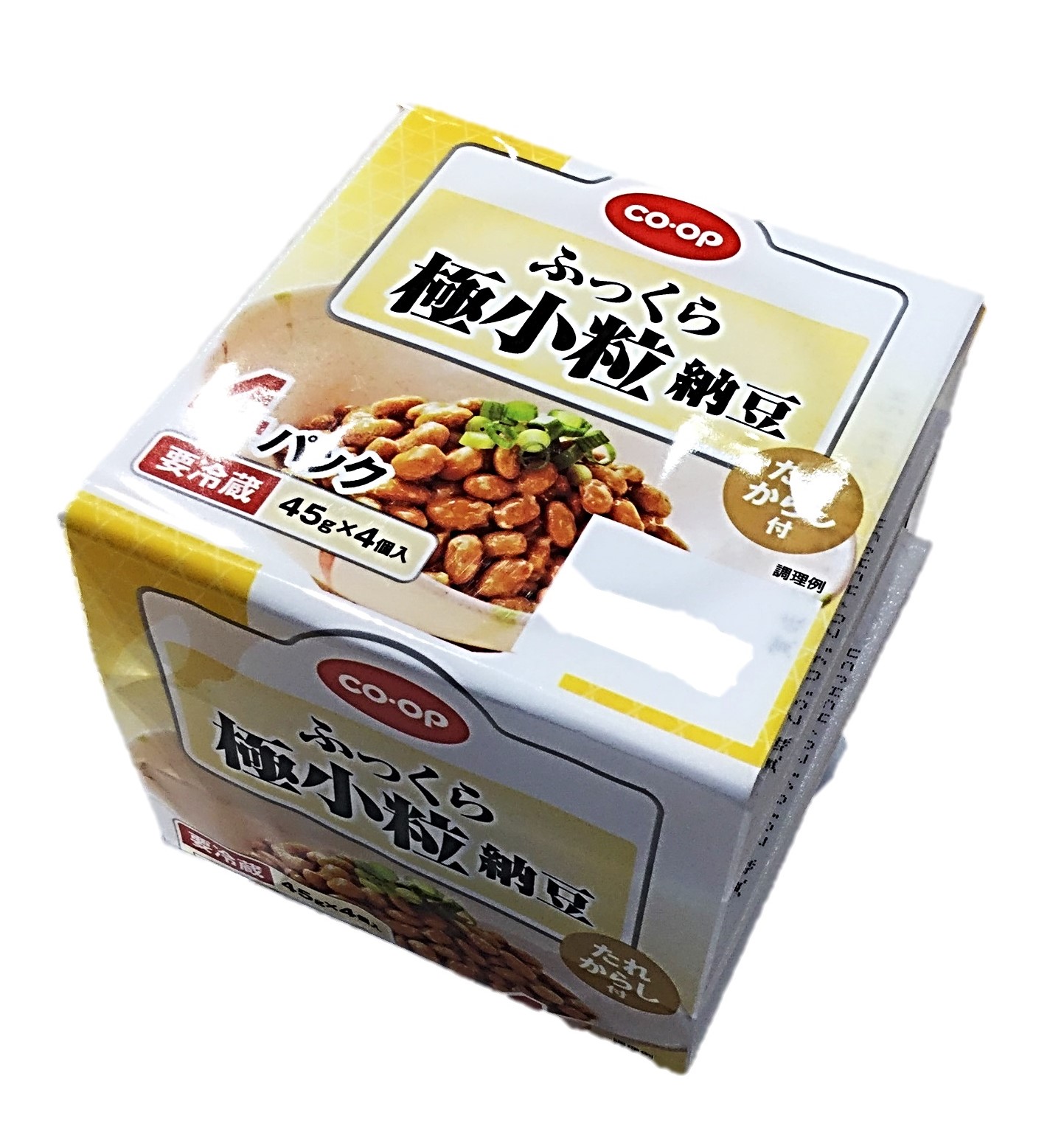 ふっくら極小粒納豆45g×4 コープ