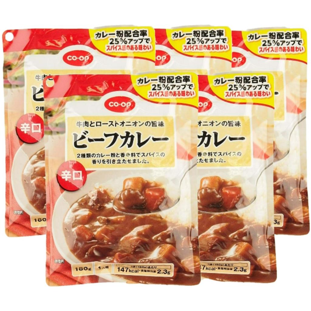 ビーフカレー 甘口180g×5 コープ