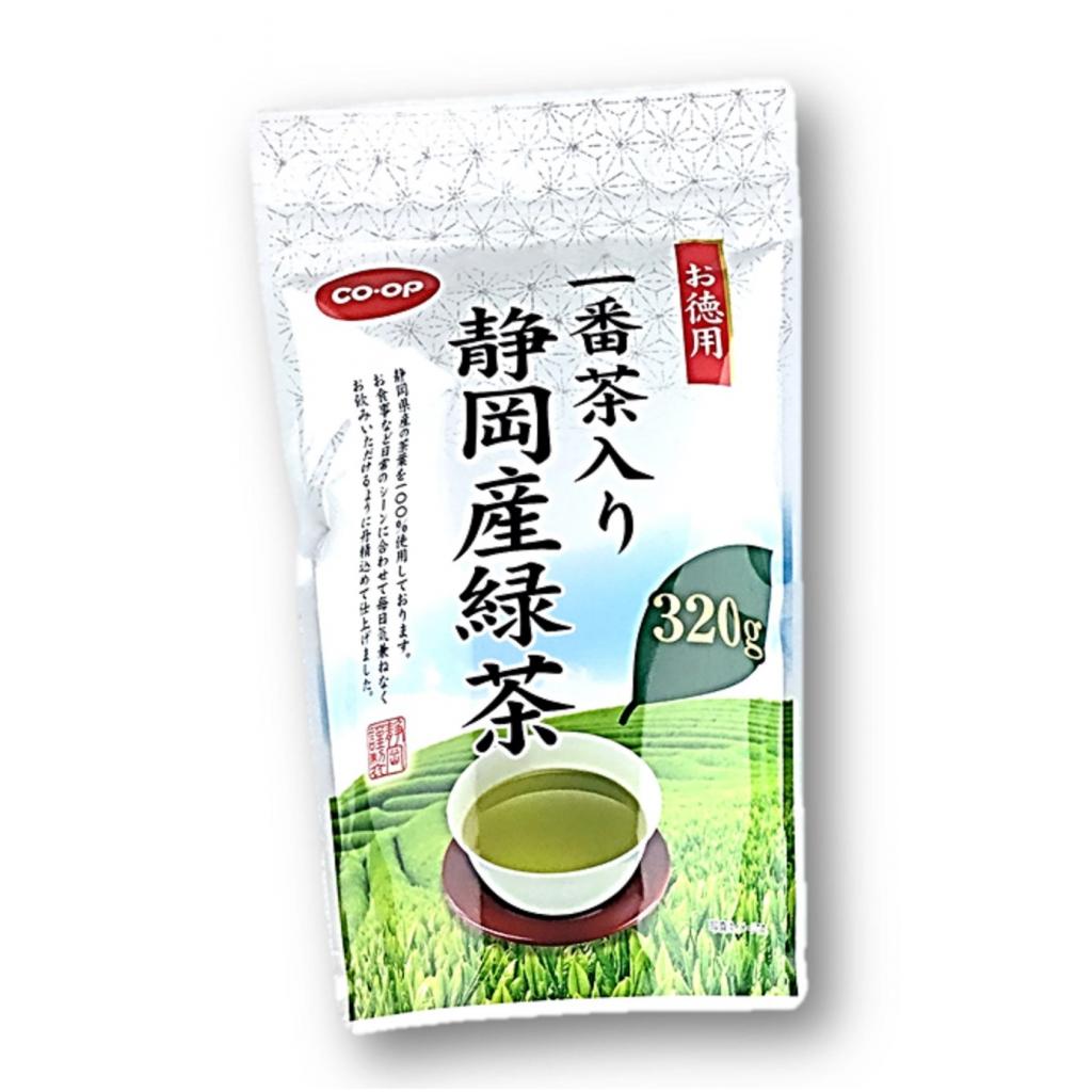 一番茶入り静岡産緑茶 徳用320g≪袋≫