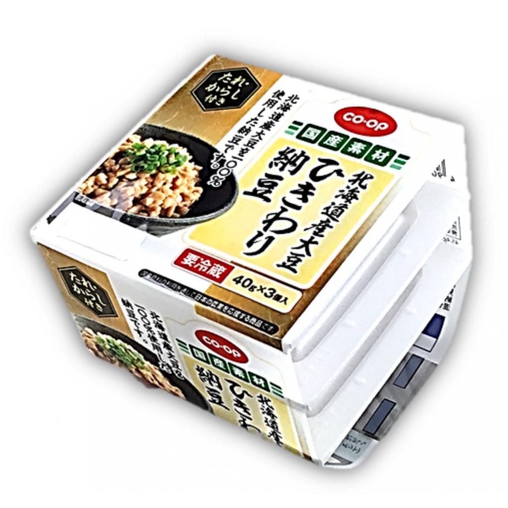 北海道産大豆ひきわり納豆40g×3 コー