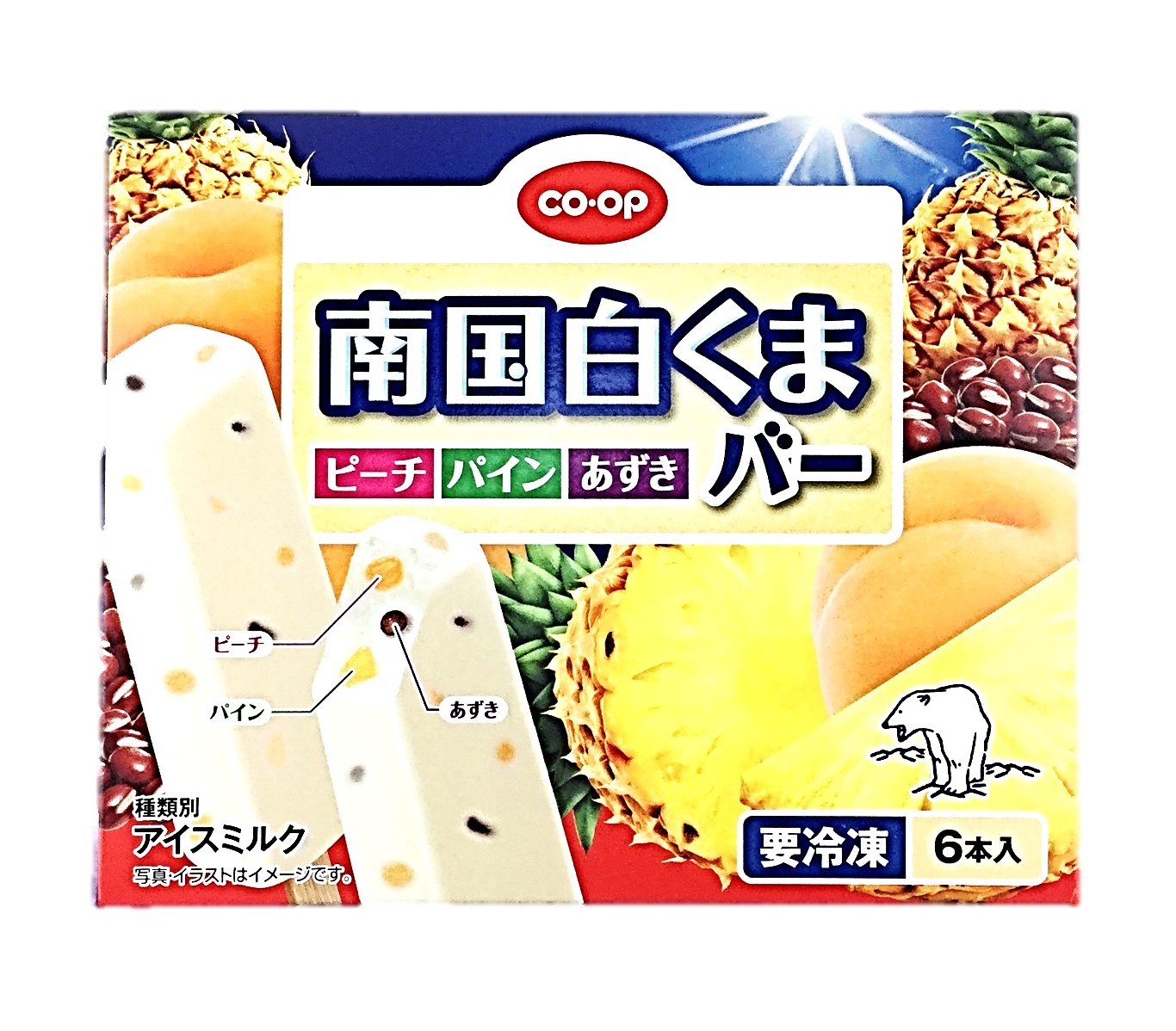 南国白くまバー40mlx6本入 コープ