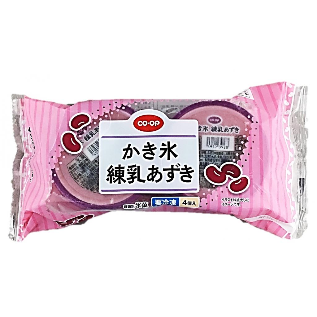 かき氷練乳あずき110ml×4個入 コー