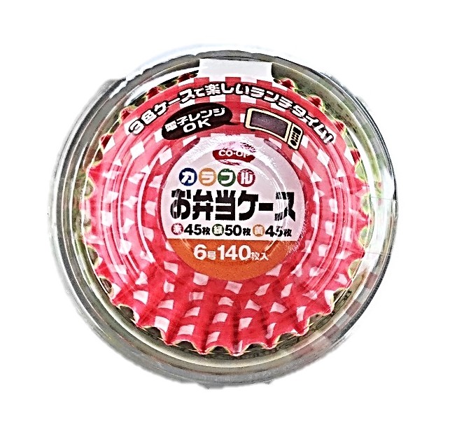 カラフルお弁当ケース6号≪3色≫140枚