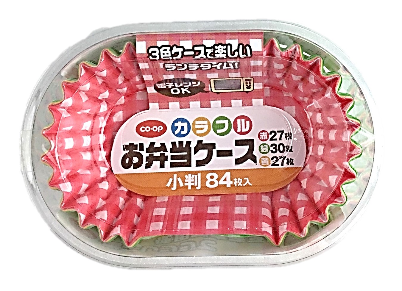 カラフルお弁当ケース小判≪3色≫84枚入