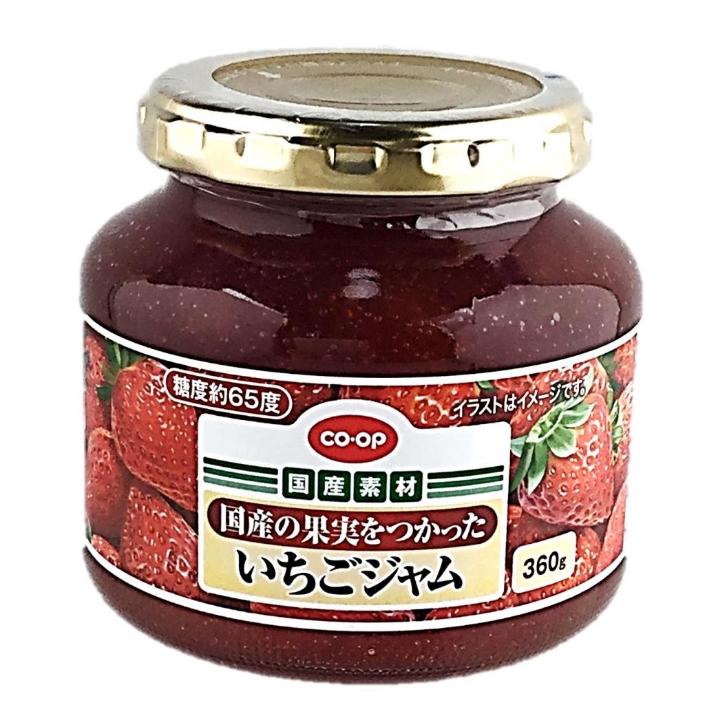 国産の果実をつかったいちごジャム360g