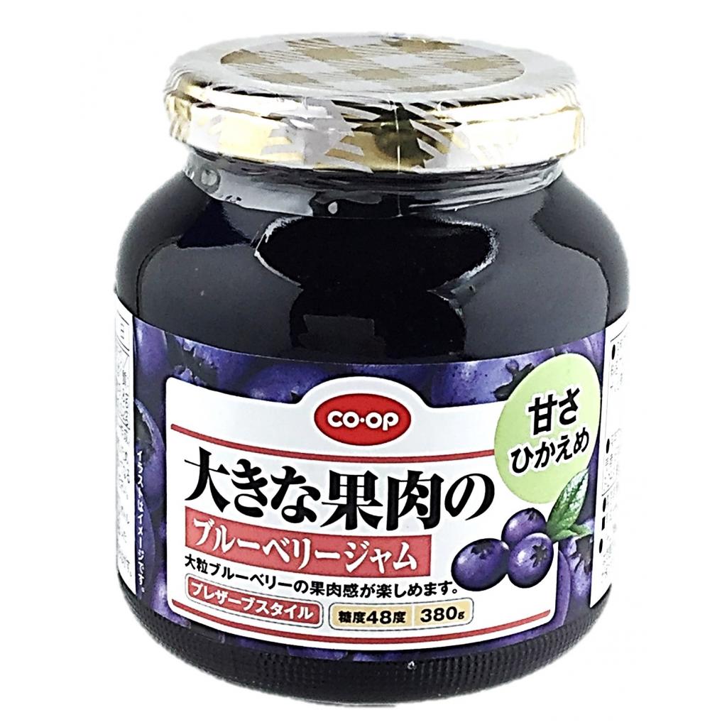 大きな果肉のブルーベリージャム低糖380