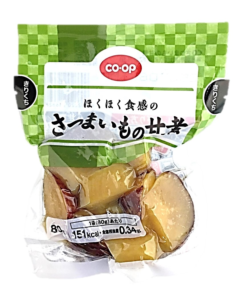 さつまいもの甘煮80g コープ
