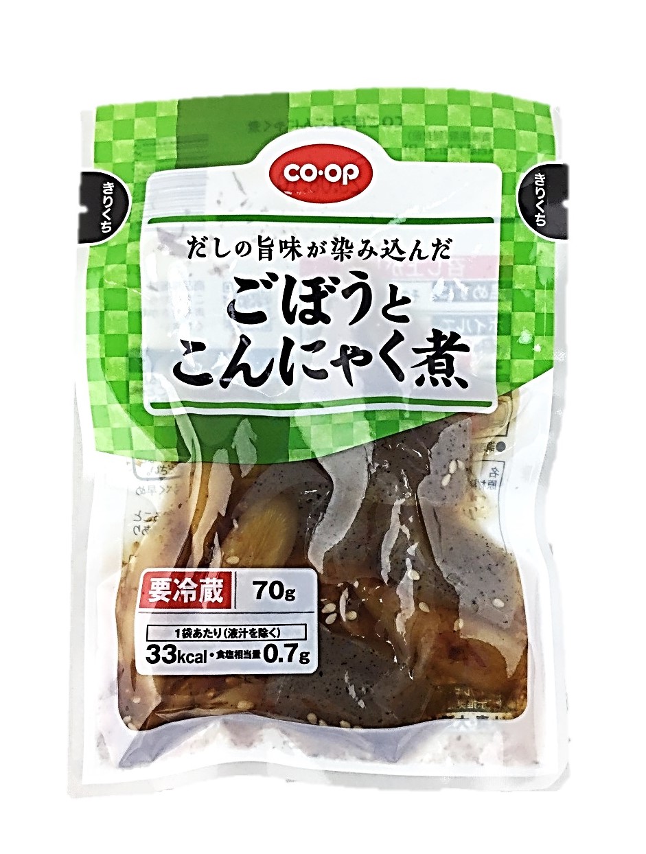 ごぼうとこんにゃく煮70g コープ