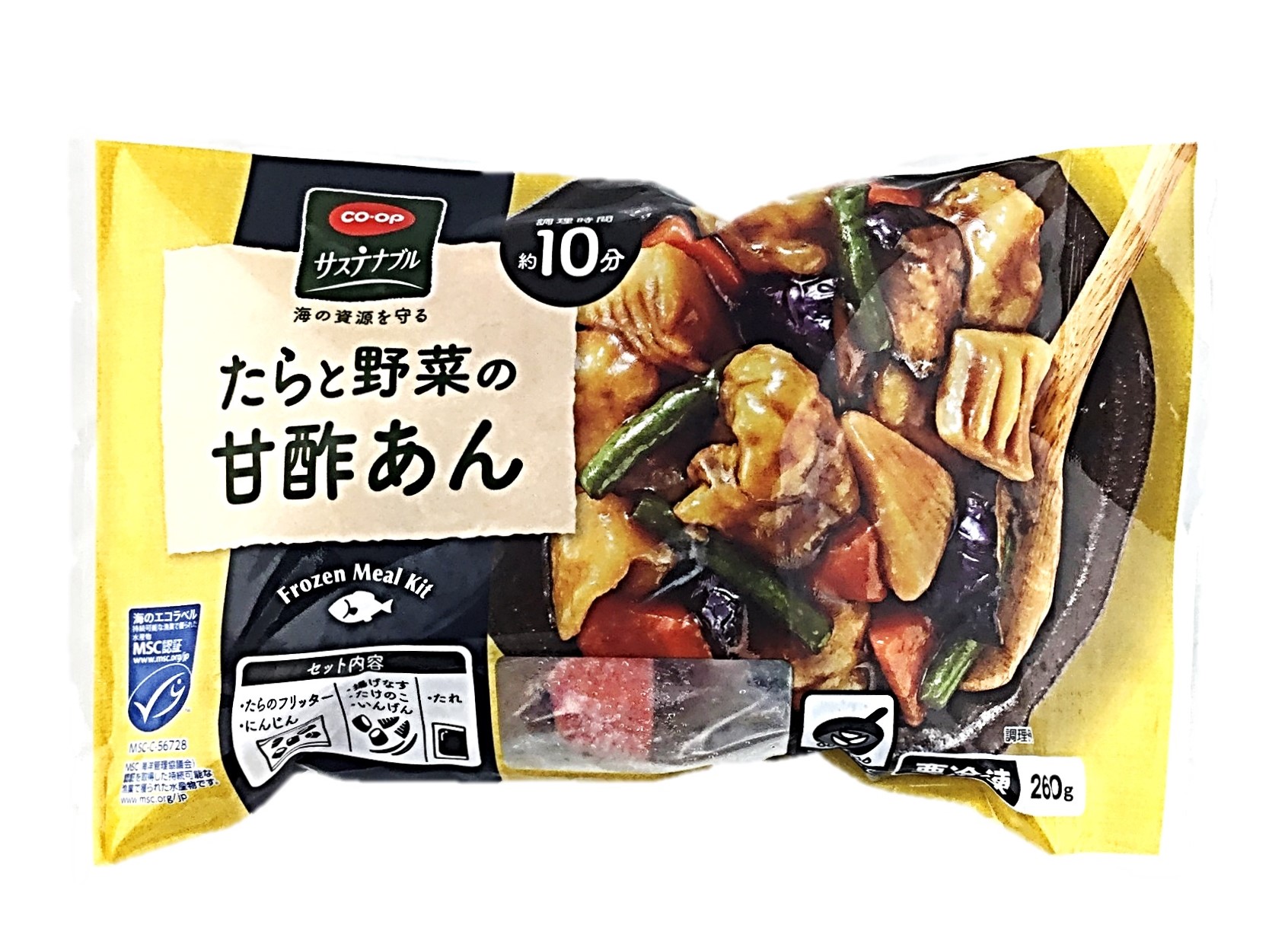 COたらと野菜の甘酢あん コープ